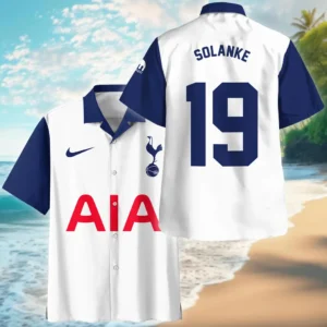 Dominic Solanke Hawaiian  Shirt Tottenham Hotspur UEFA Europa 2025 For Fan Dominic Solanke HVN1010UEFADL052225HAW