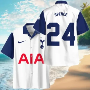 Djed Spence Hawaiian  Shirt Tottenham Hotspur UEFA Europa 2025 For Fan Djed Spence HVN1010UEFADS052225HAW