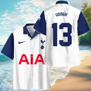 Destiny Udogie Hawaiian  Shirt Tottenham Hotspur UEFA Europa 2025 For Fan Destiny Udogie HVN1010UEFADU052225HAW