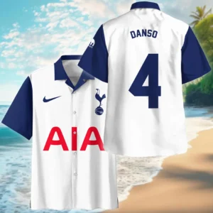 Kevin Danso Hawaiian  Shirt Tottenham Hotspur UEFA Europa 2025 For Fan Kevin Danso HVN1010UEFAKD052225HAW