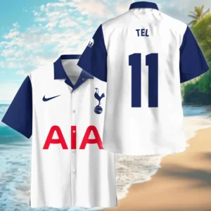 Mathys Tel Hawaiian  Shirt Tottenham Hotspur UEFA Europa 2025 For Fan Mathys Tel HVN1010UEFAMT052225HAW
