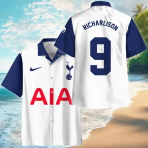 Richarlison Hawaiian  Shirt Tottenham Hotspur UEFA Europa 2025 For Fan Richarlison HVN1010UEFARI052225HAW
