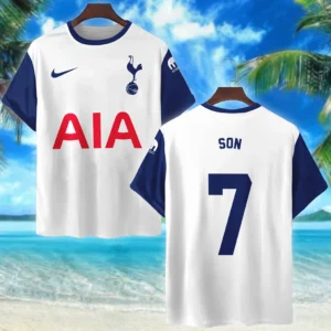 Son Heung Min T- Shirt Tottenham Hotspur UEFA Europa 2025 For Fan Son Heung Min HVN1010UEFASHM052225TS3D