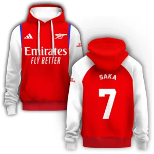 Bukayo Saka Arsenal Shirt Premier League 2025 For Fan Bukayo Saka HVN1011BS05192025HOD