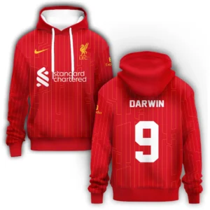 Darwin Nunez Liverpool Hoodie Premier League 2025 For Fan Darwin Nunez HVN1011DN05172025HOD