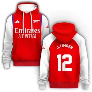 Jurrien Timber Arsenal Shirt Premier League 2025 For Fan Jurrien Timber HVN1011JT05192025HOD