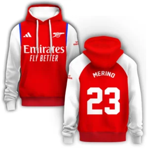 Mikel Merino Arsenal Shirt Premier League 2025 For Fan Mikel Merino HVN1011MM05192025HOD