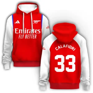 Riccardo Calafiori  Arsenal Shirt Premier League 2025 For Fan Riccardo Calafiori  HVN1011RC05192025HOD
