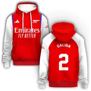 William Saliba Arsenal Shirt Premier League 2025 For Fan William Saliba HVN1011WS05192025HOD