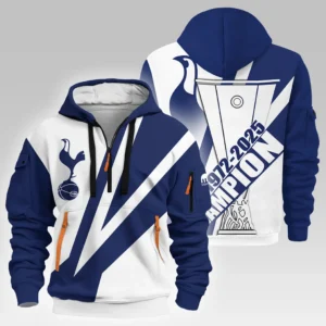 Tottenham Hotspur Hoodie Half Zipper UEFA League 2025 For Fan Tottenham Hotspur HVN1016UEFACHMP052425