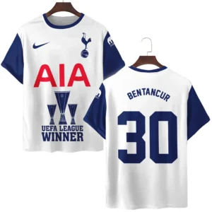 Rodrigo Bentancur Tottenham Hotspur T-Shirt  UEFA League Cup 2025 For Fan Rodrigo Bentancur HVN1017RB052425