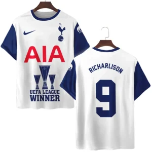 Richarlison Tottenham Hotspur T-Shirt  UEFA League Cup 2025 For Fan Richarlison HVN1017RI052425