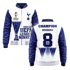 Yves Bissouma Tottenham Hotspur Bomber Jacket  UEFA League Cup 2025 For Fan Yves Bissouma HVN1017YB052425