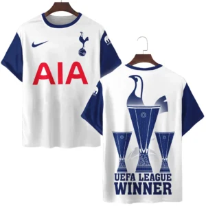 Tottenham Hotspur T-Shirt UEFA League 2025 For Fan Tottenham Hotspur HVN1018C2WIN052625