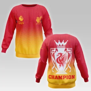 Liverpool Sweatshirt Premier League 2025 For Fan Liverpool HVN1024EPLWIN052725SW