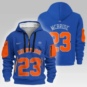 Mitchell Robinson New York Knicks Hoodie Half Zipper  NBA 2025 For Fan Mitchell Robinson HVN1026NKMR052825HODZ