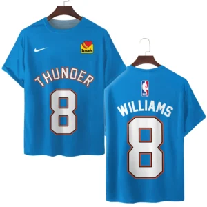 Jalen Williams Oklahoma City Thunder T-Shirt  NBA 2025 For Fan Jalen Williams HVN1026THDJW052825TS3D