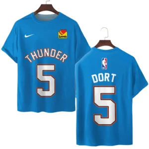 Luguentz Dort Oklahoma City Thunder T-Shirt  NBA 2025 For Fan Luguentz Dort HVN1026THDLD052825TS3D