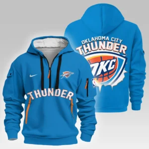 Oklahoma City Thunder  Hoodie Half Zipper NBA 2025 For Fan Oklahoma City Thunder  HVN1027THUNDER052825HODZ