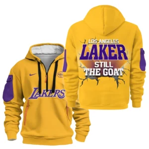 Los Angeles Lakers Hoodie Half Zipper NBA 2025 For Fan Los Angeles Lakers HVN1030LK053025HODZ
