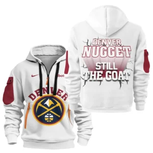 Denver Nuggets Hoodie Half Zipper NBA 2025 For Fan Denver Nuggets HVN1030NG053025HODZ