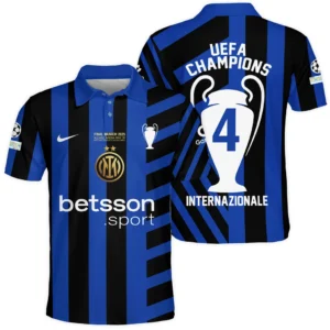 Internazionale Polo Shirt UEFA Champion League 2025 For Fan Internazionale HVN1033INM053125POS