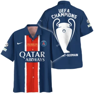 Paris Saint-Germain Hawaiian UEFA Champion League 2025 For Fan Paris Saint-Germain HVN1033PSG053125HAW