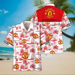 Manchester United Hawaiian Shirt, All Over Print Hawaiian Shirt For Manchester United Fans EPL35050325679