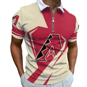 Arizona Diamondbacks Zipper Polo Shirt, All Over Print Zipper Polo Shirt Arizona Diamondbacks DMBL1136192264
