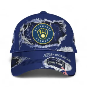 Milwaukee Brewers Classic Cap, All Over Print Classic Cap Milwaukee Brewers DMBL1136192363