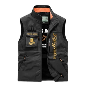 Kansas City Royals Outdoor Sleeveless Vest, All Over Print Outdoor Sleeveless Vest Kansas City Royals DMBL1136192487 - Black