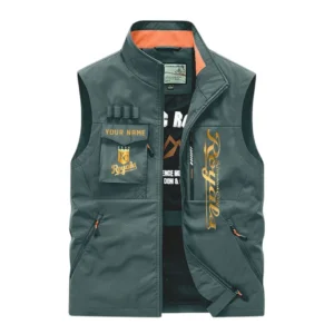 Kansas City Royals Outdoor Sleeveless Vest, All Over Print Outdoor Sleeveless Vest Kansas City Royals DMBL1136192487 - Bean Green