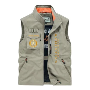 Athletics Outdoor Sleeveless Vest, All Over Print Outdoor Sleeveless Vest Athletics DMBL1136192488 - Khaki