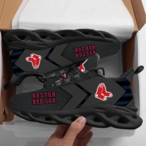 Boston Red Sox Sox Max Soul Shoes, All Over Print Max Soul Shoes Boston Red Sox DMBL1136192535 - Black