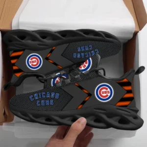 Chicago Cubs Sox Max Soul Shoes, All Over Print Max Soul Shoes Chicago Cubs DMBL1136192536 - Black
