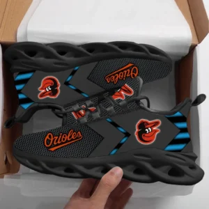 Baltimore Orioles Sox Max Soul Shoes, All Over Print Max Soul Shoes Baltimore Orioles DMBL1136192537 - Black
