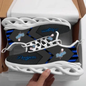 Los Angeles Dodgers Sox Max Soul Shoes, All Over Print Max Soul Shoes Los Angeles Dodgers DMBL1136192542 - White