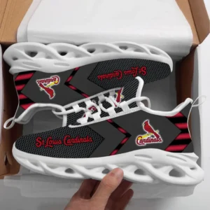 St. Louis Cardinals Sox Max Soul Shoes, All Over Print Max Soul Shoes St. Louis Cardinals DMBL1136192546 - White