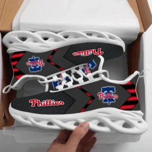 Philadelphia Phillies Sox Max Soul Shoes, All Over Print Max Soul Shoes Philadelphia Phillies DMBL1136192550 - White