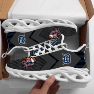 Detroit Tigers Sox Max Soul Shoes, All Over Print Max Soul Shoes Detroit Tigers DMBL1136192555 - White