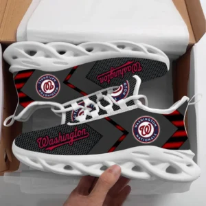 Washington Nationals Sox Max Soul Shoes, All Over Print Max Soul Shoes Washington Nationals DMBL1136192561 - White