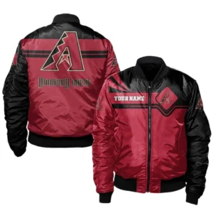 Arizona Diamondbacks Bomber Jacket, All Over Print Bomber Jacket Arizona Diamondbacks DMLB1046102030