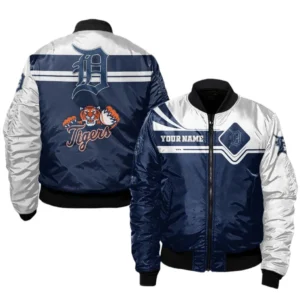 Detroit Tigers Bomber Jacket, All Over Print Bomber Jacket Detroit Tigers DMLB1046102043