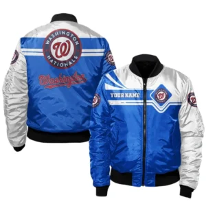 Washington Nationals Bomber Jacket, All Over Print Bomber Jacket Washington Nationals DMLB1046102047