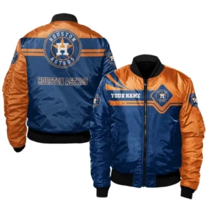 Houston Astros Bomber Jacket, All Over Print Bomber Jacket Houston Astros DMLB1046102049