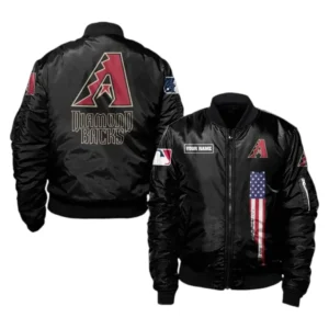 Arizona Diamondbacks Bomber Jacket, All Over Print Bomber Jacket Arizona Diamondbacks DMLB1056102025