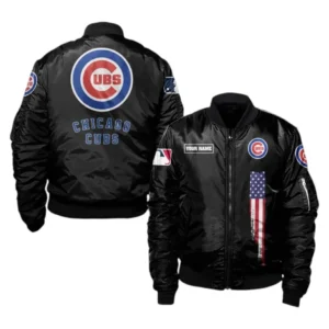 Chicago Cubs Bomber Jacket, All Over Print Bomber Jacket Chicago Cubs DMLB1056102029