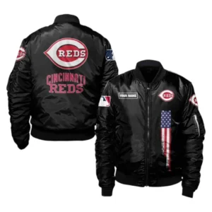 Cincinnati Reds Bomber Jacket, All Over Print Bomber Jacket Cincinnati Reds DMLB1056102031