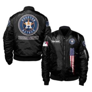 Houston Astros Bomber Jacket, All Over Print Bomber Jacket Houston Astros DMLB1056102035