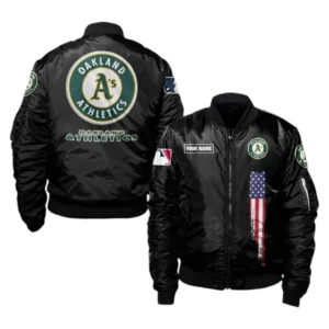 Athletics Bomber Jacket, All Over Print Bomber Jacket Athletics DMLB1056102044